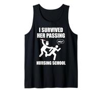 I Survived Her Passing Nursing School Nurse Tank Top