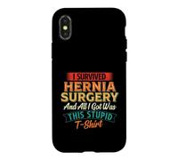 I Survived Hernia Surgery And All I Got - Hernia Recovery Case for iPhone X/XS