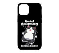 I Survived Hysterectomy Surgery Cat Funny goodbye uterus Case for iPhone 12/12 Pro