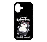 I Survived Hysterectomy Surgery Cat Funny goodbye uterus Case for iPhone 16