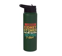 I Survived Kidney Stones and All I Got Kidney Stone Survivor Stainless Steel Insulated Water Bottle