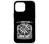 I Survived Lawn Darts Classic Yard Nostalgia Game Fun ||- Case for iPhone 16 Pro Max
