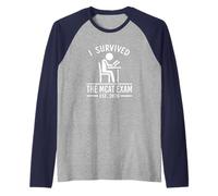 I Survived MCAT 2026 - Future Medical School Student Raglan Baseball Tee