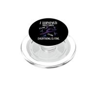 I Survived Meet Days Everything Is Fine Gymnastics Dad PopSockets PopGrip for MagSafe