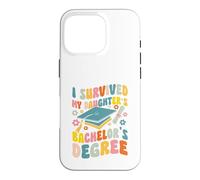 i survived my daughter's bachelors degree groovy graduation Case for iPhone 16 Pro