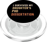 I survived my daughter's PhD dissertation graduate vintage PopSockets PopGrip for MagSafe