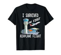 I Survived My First Airplane Flight T-Shirt