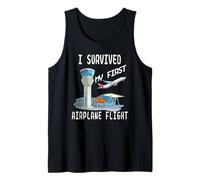 I Survived My First Airplane Flight Tank Top