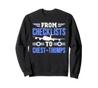 I Survived My First Solo Flight Aviation Sweatshirt