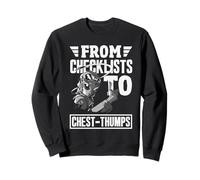 I Survived My First Solo Flight Aviation Sweatshirt