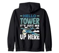 I Survived My First Solo Flight Aviation Zip Hoodie