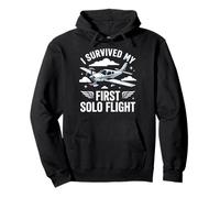 I Survived My First Solo Flight Pullover Hoodie