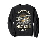 I Survived My First Solo Flight Sweatshirt