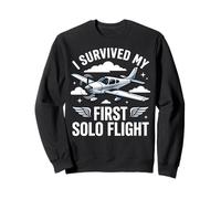I Survived My First Solo Flight Sweatshirt