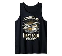 I Survived My First Solo Flight Tank Top