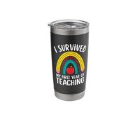 I Survived My First Year of Teaching Elementary Teacher Stainless Steel Insulated Tumbler