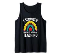I Survived My First Year of Teaching Elementary Teacher Tank Top