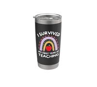 I Survived My First Year of Teaching Stainless Steel Insulated Tumbler