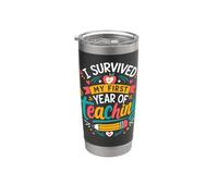 I Survived My First Year of Teaching Stainless Steel Insulated Tumbler