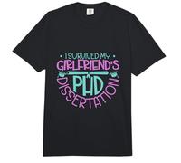 I Survived My Girlfriend's PhD Dissertation Comfort Colors Adult Heavyweight T-Shirt