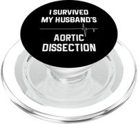 I Survived My Husband's Aortic Dissection PopSockets PopGrip for MagSafe