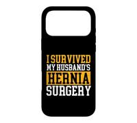 I Survived My Husband's Hernia Surgery - Recovery Wife Case for iPhone 17 Pro Max