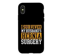 I Survived My Husband's Hernia Surgery - Recovery Wife Case for iPhone X/XS