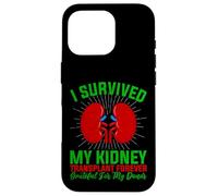 I Survived My Kidney Transplant - Organ Transplant Surgery Case for iPhone 16 Pro