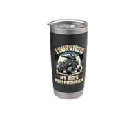 I Survived My Kid's PhD Program | Non Binary Doctorate Stainless Steel Insulated Tumbler
