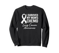 I Survived My Mom's Chemo Lung Cancer Awareness Sweatshirt
