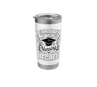 I Survived My Mom's Nursing Degree Stainless Steel Insulated Tumbler