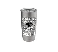 I Survived My Mom's Nursing Degree Stainless Steel Insulated Tumbler