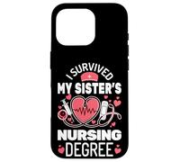 I Survived My Sister's Nursing Degree School Graduation Case for iPhone 16 Pro