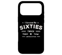 I SURVIVED My SIXTIES Twice 70th Birthday Joke 60s Survivor Case for iPhone 17 Pro Max