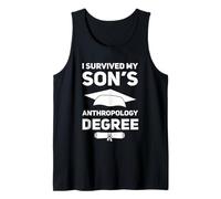 I Survived My Son's Anthropology Degree School Graduation Tank Top
