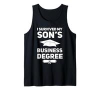 I Survived My Son's Business Degree School Graduation Tank Top