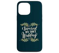 I Survived My Son's Wedding Parental Triumph Mom Dad Floral Case for iPhone 13 Pro Max