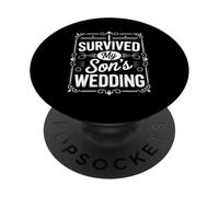 I Survived My Sons Wedding Parents of The Groom PopSockets Adhesive PopGrip