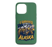 I Survived My Trip To Alaska Tourist Bear Moose & Mountains Case for iPhone 13 Pro Max