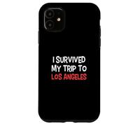 I Survived My Trip To LOS ANGELES T-Shirt Simple City Case for iPhone 11