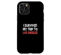 I Survived My Trip To LOS ANGELES T-Shirt Simple City Case for iPhone 11 Pro
