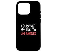 I Survived My Trip To LOS ANGELES T-Shirt Simple City Case for iPhone 16 Pro