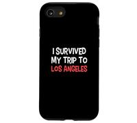 I Survived My Trip To LOS ANGELES T-Shirt Simple City Case for iPhone SE (2020) / 7/8