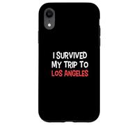 I Survived My Trip To LOS ANGELES T-Shirt Simple City Case for iPhone XR