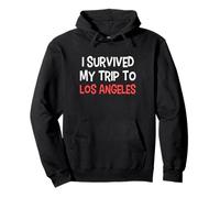 I Survived My Trip To LOS ANGELES T-Shirt Simple City Pullover Hoodie