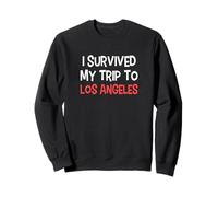 I Survived My Trip To LOS ANGELES T-Shirt Simple City Sweatshirt