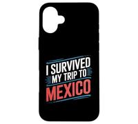 I Survived My Trip To MEXICO T-Shirt Simple City MEXICO Case for iPhone 16 Plus