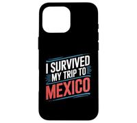 I Survived My Trip To MEXICO T-Shirt Simple City MEXICO Case for iPhone 16 Pro Max