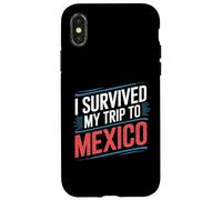 I Survived My Trip To MEXICO T-Shirt Simple City MEXICO Case for iPhone X/XS