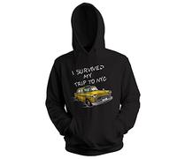 I Survived My Trip to NYC New York Unisex Black Hoodie Size L